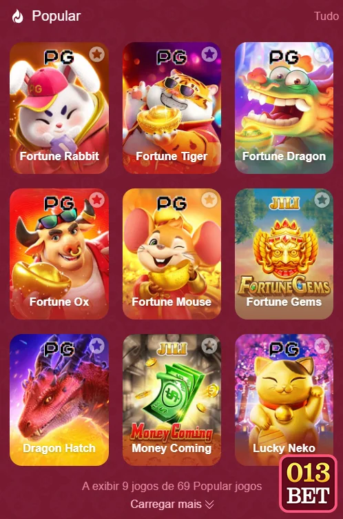 Interface simples mostrando opções de depósito acessível